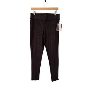 Democracy Women’s Small Black Snake Pattern Glider Leggings 31x28